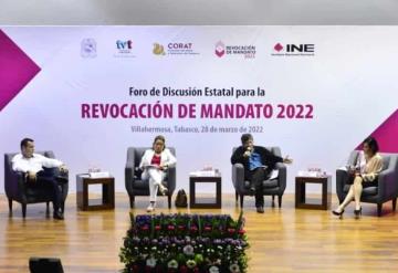 INE realizó Foro Estatal de Discusión sobre la Revocación de Mandato, un hecho histórico e inédito en el país