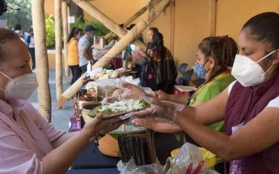 Las doraditas del AIFA de Guadalupe Piña, solicita apoyo para poner su negocio en el Palacio Nacional