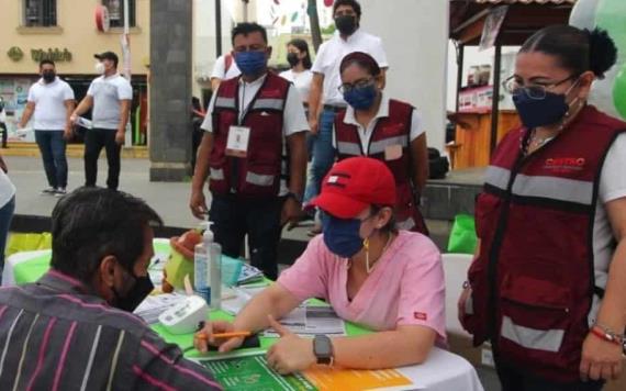 ´Tu salud es el Centro´ en el parque Juárez