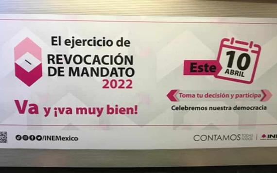 ¿Cuándo se darán a conocer los resultados del ejercicio de revocación de mandato?