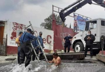 En Ecatepec provocan fuga luego de robar agua para venderla en pipas ilegalmente