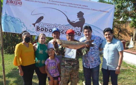 José Antonio Cárdenas ganador del 8vo. Torneo de Pesca del Bobo Escama Jalapa 2022