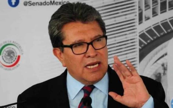 Pide senador de Morena Ricardo Monreal frenar discurso de odio contra la oposición