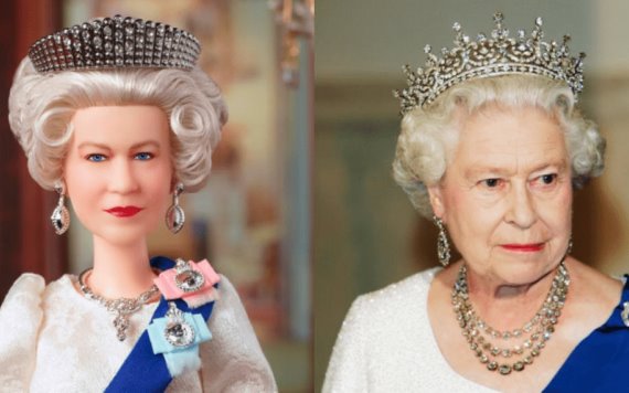 En homenaje a la Reina Isabel ll Mattel lanza barbie por su cumpleaños número 96