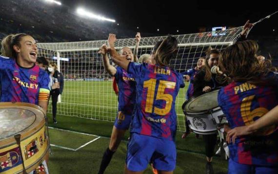 Equipo Femenil de Barcelona impone nuevo récord de asistencia en el Camp Nou en semifinal de la Champions
