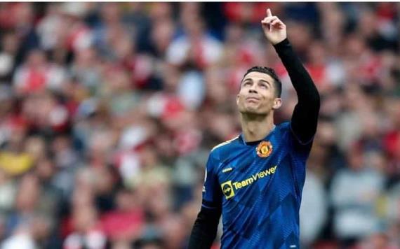 Emotivo momento de Cristiano Ronaldo; anota su gol número cien y se lo dedica a su hijo recientemente fallecido