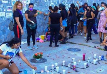 Mujeres feministas y activistas de Guerrero protestan por la violencia feminicida en el país