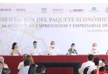 Presentan paquete económico de impulso al ecosistema emprendedor y empresarial de Tabasco