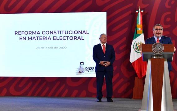 AMLO propone iniciativa de Reforma Electoral