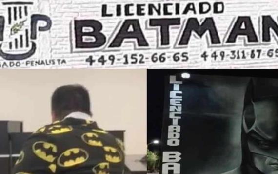 Licenciado Batman: Abogado de Aguascalientes se hace viral por peculiar forma de ofrecer sus servicios