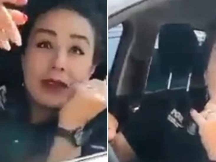 Mujer se niega a pagar tras choque y surge Lady FGR Mujer se niega a pagar tras choque y surge Lady FGR