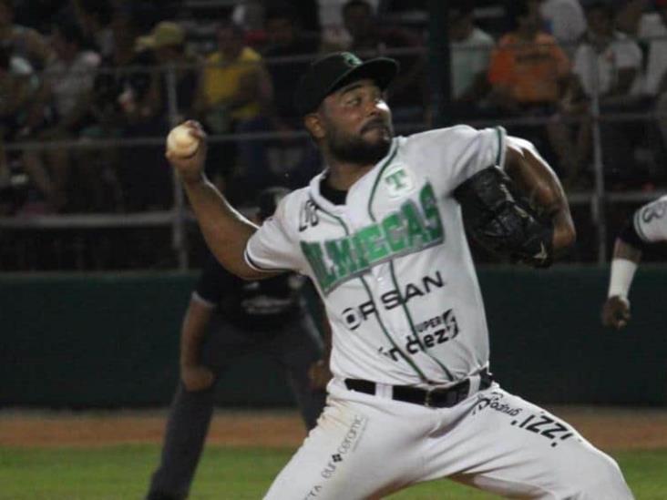 Elkin Alcalá consiguió su primer éxito en Liga Mexicana con Olmecas de Tabasco al derrotar 5-2 a los Leones de Yucatán Elkin Alcalá consiguió su primer éxito en Liga Mexicana con Olmecas de Tabasco al derrotar 5-2 a los Leones de Yucatán