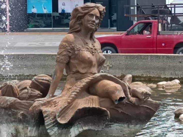 Fuente El Cayuco fue vandalizado Fuente El Cayuco fue vandalizado