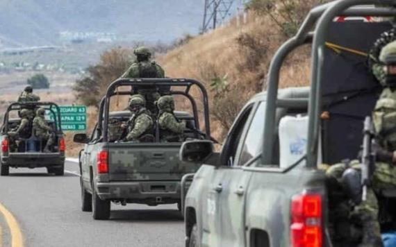 Gobierno de Michoacán rechaza que elementos de la Sedena fueran "correteados" por el CJNG