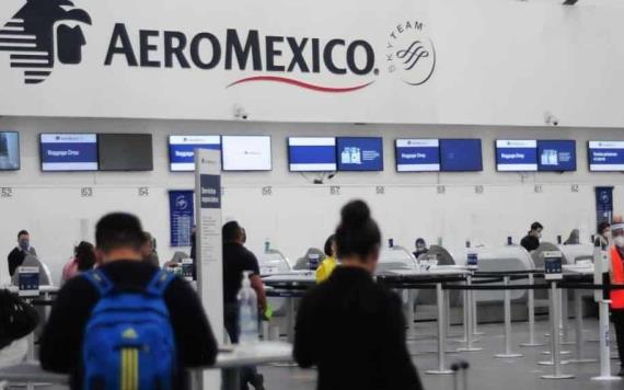 Aeroméxico explicó el incidente durante aterrizaje en el AICM