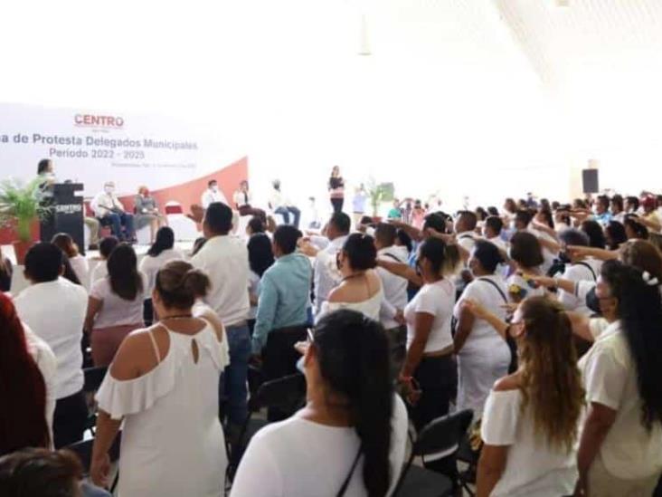 Toman protesta nuevos delegados municipales de Centro Toman protesta nuevos delegados municipales de Centro