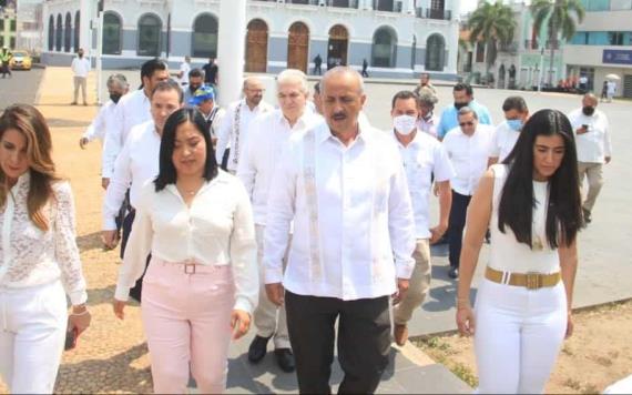 El gobernador del estado Carlos Manuel Merino Campos califica a la refinería Olmeca Como una Obra Monumental
