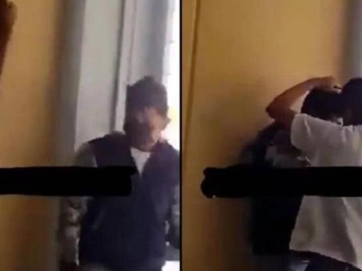 Estudiante de secundaria amenaza con un machete a su compañero en Morelos Estudiante de secundaria amenaza con un machete a su compañero en Morelos