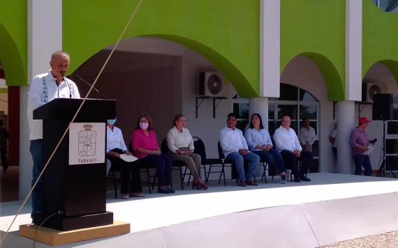 El gobernador Carlos Manuel Merino Campos lleva a cabo la inauguración del edificio tipo dos de la Universidad Intercultural