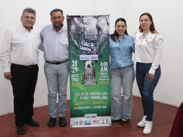 Presentan el Torneo Estatal De la Calle a la Cancha, que se llevará a cabo del 28 al 29 de mayo en Cárdenas Presentan el Torneo Estatal De la Calle a la Cancha, que se llevará a cabo del 28 al 29 de mayo en Cárdenas