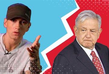 ¿Está Eminem en contra de AMLO?