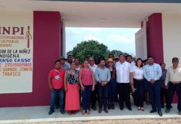 Inauguran comedor para niños indígenas de Monte Grande en Jonuta