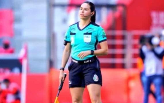 Karen Díaz es la primera árbitra mexicana en un Mundial