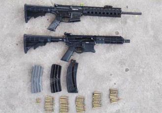 Militares aseguran armas de grueso calibre en Huimanguillo