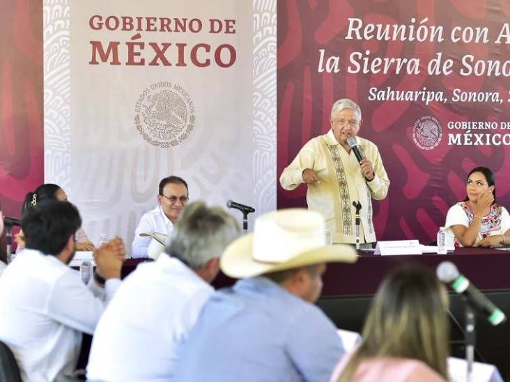 Gobierno federal financiará construcción de caminos en la sierra de Sonora y Chihuahua, anuncia presidente Gobierno federal financiará construcción de caminos en la sierra de Sonora y Chihuahua, anuncia presidente