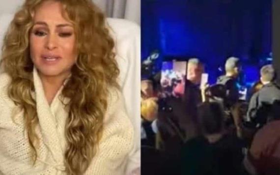 Paulina Rubio acusa a guardia de tocarla indebidamente