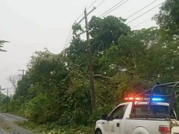 Lluvias dejan sin luz a Tacotalpa Lluvias dejan sin luz a Tacotalpa
