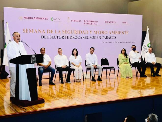 Inaugura el gobernador Carlos Manuel Merino Campos la Semana de la Seguridad y Medio Ambiente del Sector Hidrocarburos Inaugura el gobernador Carlos Manuel Merino Campos la Semana de la Seguridad y Medio Ambiente del Sector Hidrocarburos