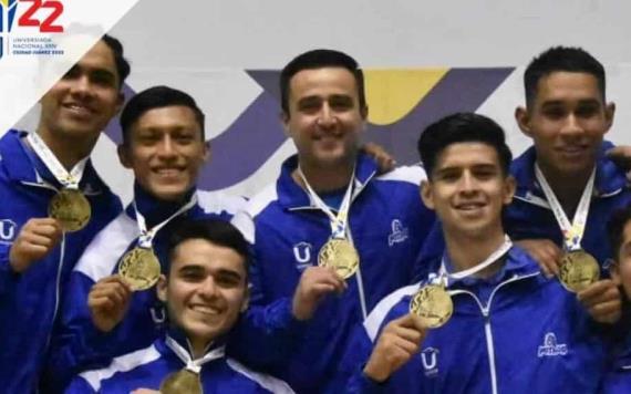 Los karatekas tabasqueños Erick González y Carlos Rodríguez lograron oro y plata en la Universiada Nacional 2022