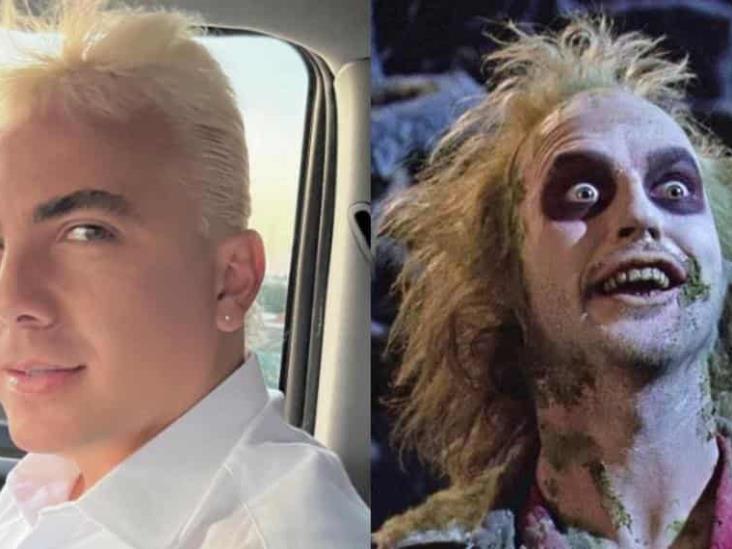 Cristian Castro estrena nuevo look; lo comparan con Beetlejuice y le hacen memes Cristian Castro estrena nuevo look; lo comparan con Beetlejuice y le hacen memes