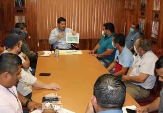 Gobierno de Jalapa gestiona ante CONAGUA la atención a productores afectados por el río de la Sierra