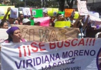 Familiares de Viridiana Moreno realizan protesta para que sea localizada