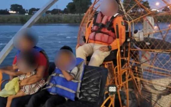 Rescata INM a tres personas migrantes y recupera los cuerpos de otras tres en el Río Bravo