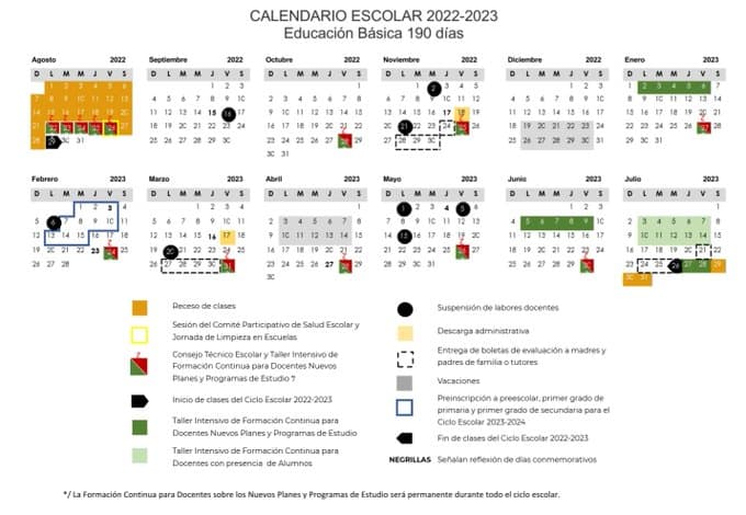 Conoce Nuestro Calendario Escolar 2022 2023 Recursos Acad 233 Micos ...