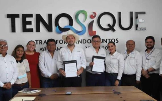 Gobierno de Tenosique y el IFORTAB firman convenio de colaboración