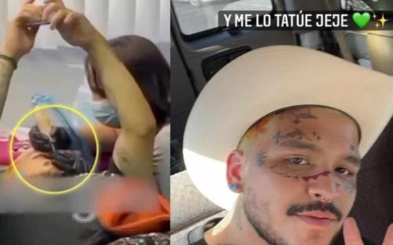 Christian Nodal vuelve a impactar a sus fans con un nuevo tatuaje en su nariz