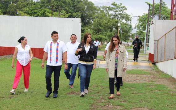 La directora general de la CONADE, Ana Guevara, recorrió las unidades deportivas en el estado