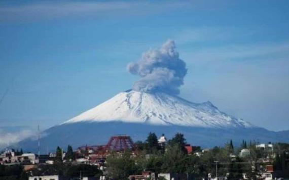 Volcán Popocatépetl emite 28 exhalaciones y un sismo