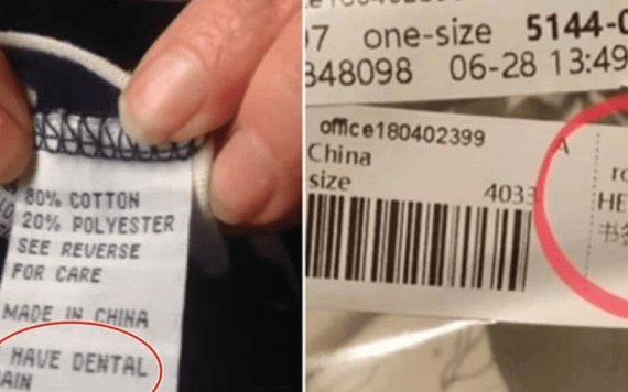 Los empleados de SHEIN publican horribles mensajes de ayuda en las etiquetas de la ropa