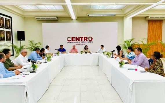 Legisladores tabasqueños sostuvieron reunión con la presidenta Yolanda Osuna Huerta
