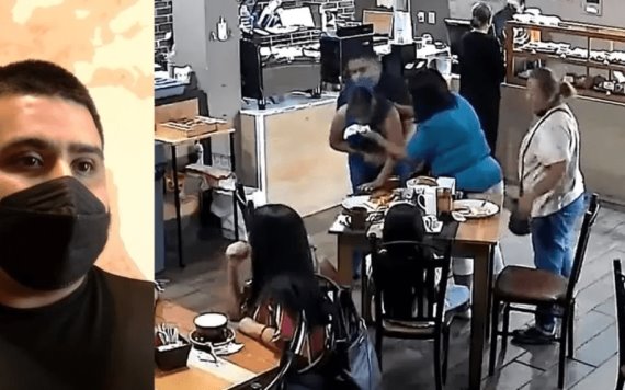 Trabajador salva la vida de una mujer que se atragantaba en un restaurante de Nuevo Laredo