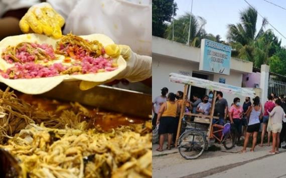 Cientos de personas resultaron intoxicadas tras consumir cochinita pibil de mercado en Yucatán