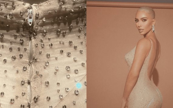 Kim Kardashian dañó el vestido de Marilyn Monroe tras usarlo en la MET Gala 2022