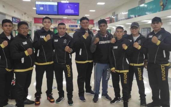 Boxeadores tabasqueños competirán en los Juegos Nacionales CONADE 2022, se trasladaron a Culiacán, Sinaloa