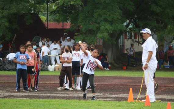 Se lleva a cabo la etapa de atletismo del Encuentro Estatal de proyección a los Juegos Escolares de Primarias 2022