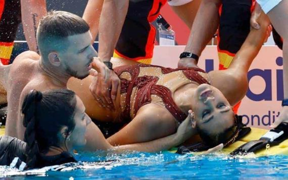 Nadadora se desmaya dentro de la alberca en el Mundial de Natación en Budapest